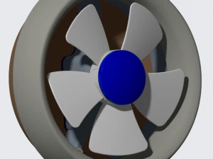ventilation fan 20cm blade 3D Model