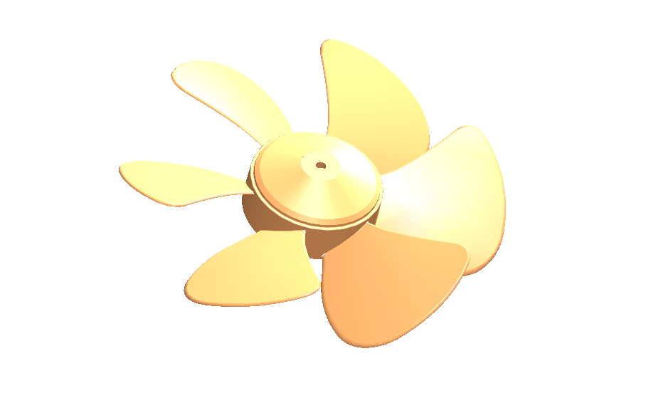 ventilation fan30cm blade 3D Model .c4d .max .obj .3ds .fbx .stl .blend 