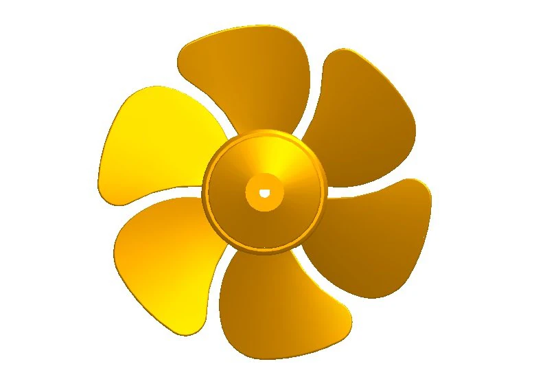 ventilation fan 25cm blade 3D Model .c4d .max .obj .3ds .fbx .stl .blend 