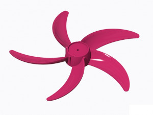 stand and wall fan blade 18in Model 3D