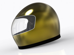 motorcycle helmet shell Model 3D
