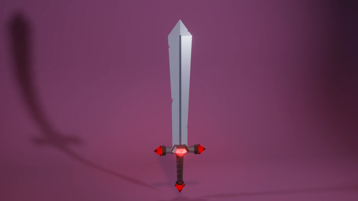 Schwert 3D Modell .c4d .max .obj .3ds .fbx .stl .blend 