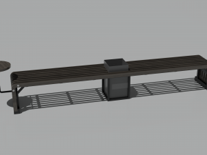 bench 3D 模型