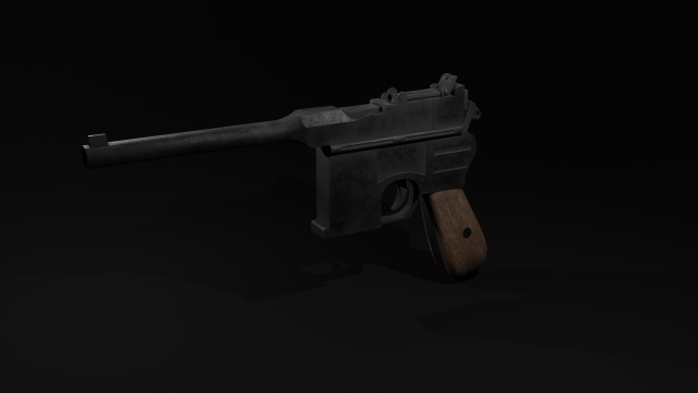 Mauzer 3D Model .c4d .max .obj .3ds .fbx .stl .blend 