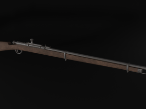 Berdan rifle 3Dモデル