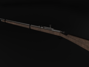 Berdan rifle 3Dモデル