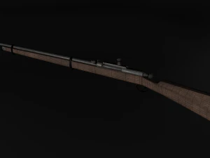 Berdan rifle 3D Model