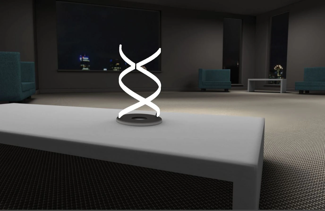 intertwining lamp 3D Model .c4d .max .obj .3ds .fbx .stl .blend 