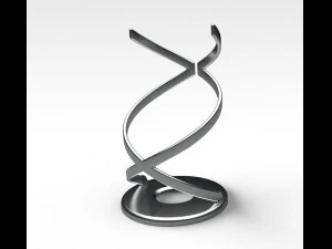intertwining lamp 3D Model