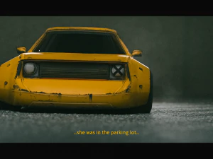 Lowpoly drift car 3D Model