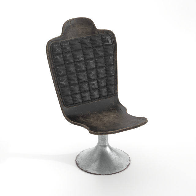 Vintage chair Modelo 3D .c4d .max .obj .3ds .fbx .stl .blend 