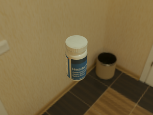 headache pill bottle 3D 模型