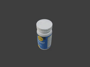 headache pill bottle 3D Model