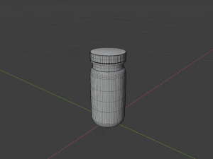 headache pill bottle 3D Model