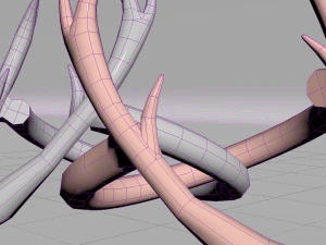 deer ring antler v form 3D Print Model