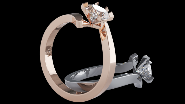 diamond ring s Modello di stampa 3D .c4d .max .obj .3ds .fbx .stl .blend 
