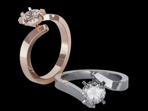 diamond ring s Modello di stampa 3D