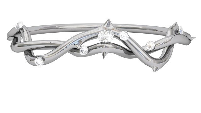 rose diamond ring 3D Принт Модель .c4d .max .obj .3ds .fbx .stl .blend 