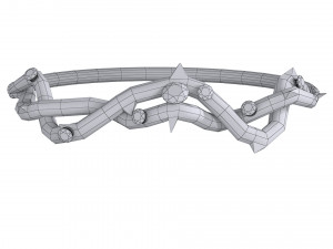 rose diamond ring 3D Принт Модель