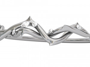 rose diamond ring 3D Принт Модель
