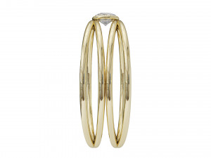 4 wire diamond ring size 9 3D Print Model