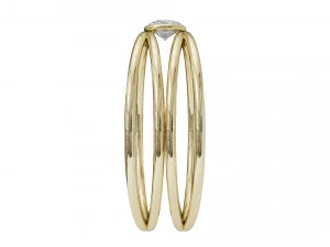 4 wire diamond ring size 9 3D Print Model