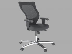 bureaustoel kubuspatroon 3D Model