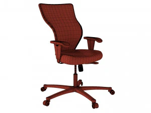 office chair cube pattern 3D Model