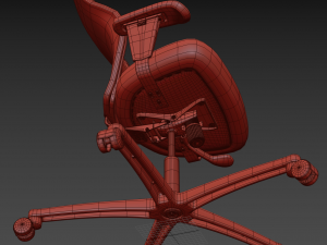 office chair cube pattern 3D-Modell