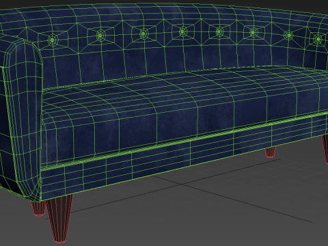 Sofa Kavari 3D Model