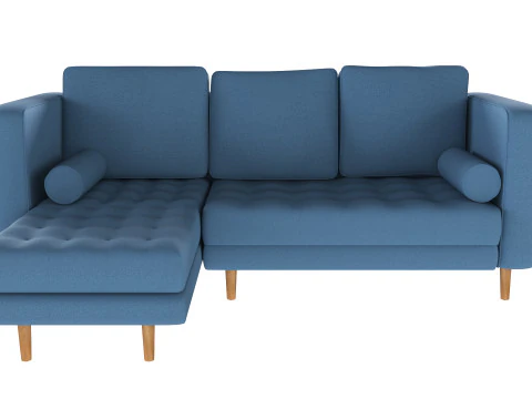 Pack of Sofa interior and bench 3D Model
