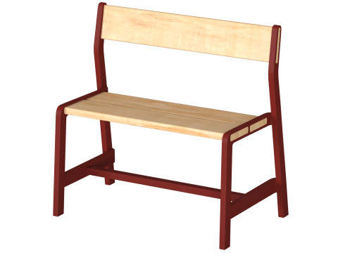 Pack of Sofa interior and bench 3D Model