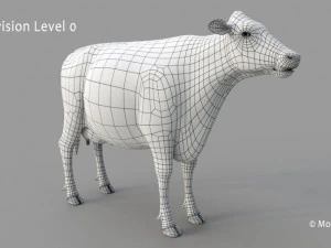 cow pro holstein 3D Model