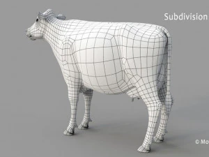 cow pro holstein 3D Model
