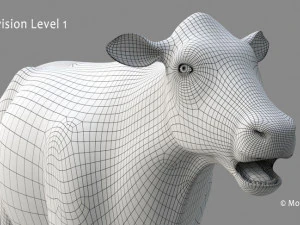 cow pro holstein 3D Model
