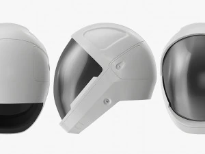 Traje espacial de astronauta futurista equipado Modelo 3D