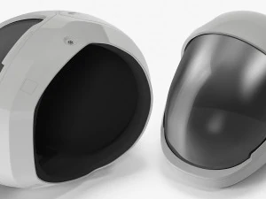 Traje espacial de astronauta futurista equipado Modelo 3D