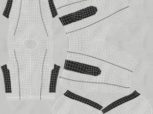 Traje espacial de astronauta futurista equipado Modelo 3D