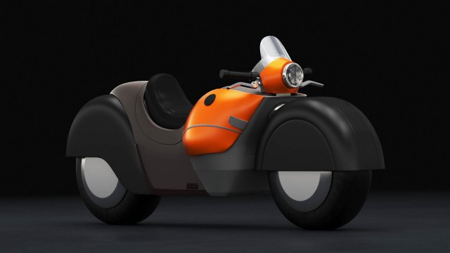 motorbike concept 3D-Modell .c4d .max .obj .3ds .fbx .stl .blend 