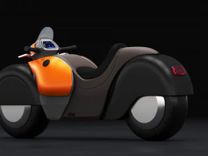 conceito de moto Modelo 3D