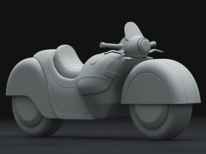 motorbike concept 3D-Modell