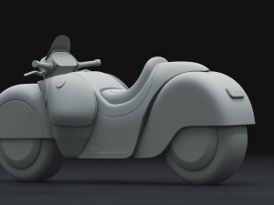 motorbike concept 3D-Modell