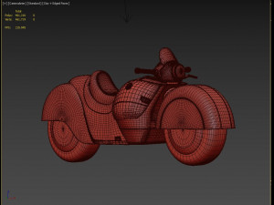 motorbike concept 3D-Modell
