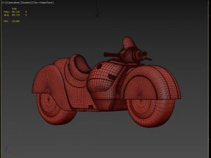 conceito de moto Modelo 3D