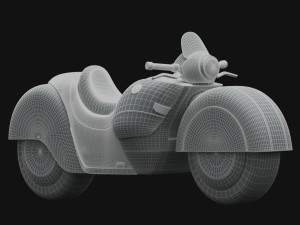 motorbike concept 3D-Modell