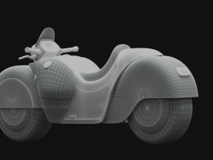 motorbike concept 3D-Modell