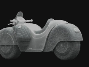 conceito de moto Modelo 3D