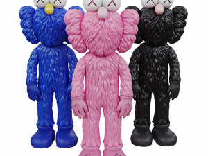 heroes of the comic character kaws bff 3D मॉडल