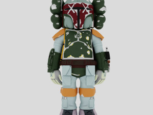 kaws boba fett companion 3D Model