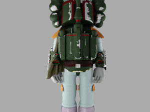 kaws boba fett companion 3D Model